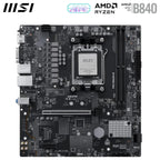 MSI Pro B840M-B Motherboard Micro ATX AM5, DDR5 8000+MT/s OC, PCIe 4.0x16, M.2 Gen4, 2.5G LAN