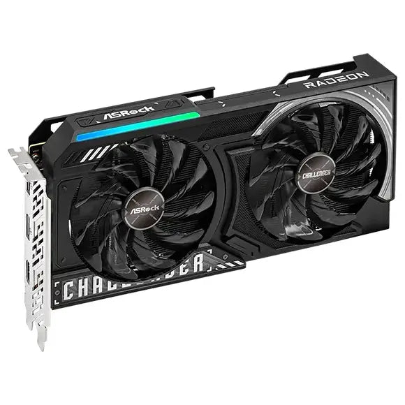 ASRock Radeon RX 9060 XT Challenger 16GB OC Gaming Graphics Card, Up To 3290MHz Boost, 16GB GDDR6 128-Bit, PCI Express 5.0, Black