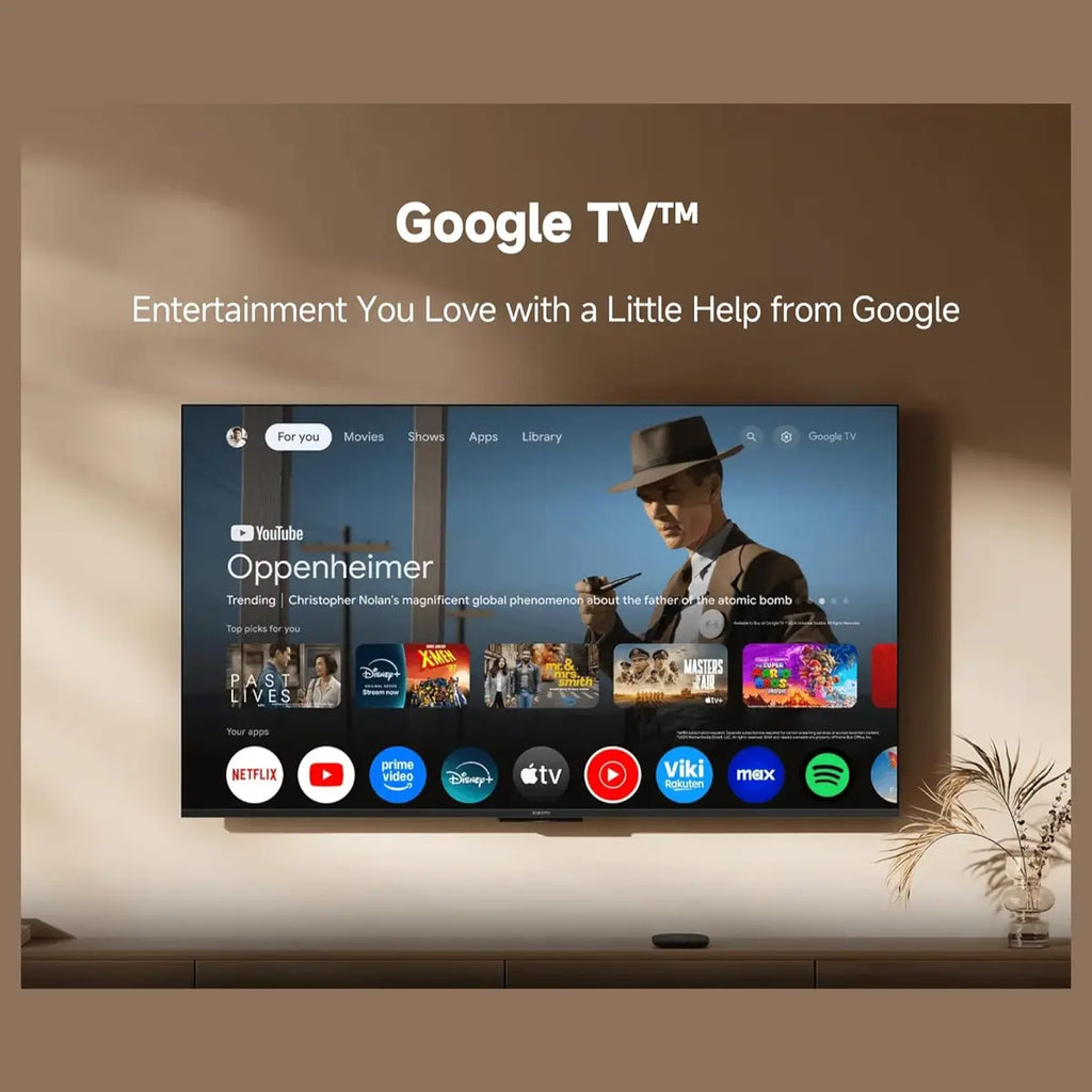 Xiaomi TV Box S 3rd Gen Streaming Media Player, 4K UHD Google TV, 32GB, Wi-Fi 6 HDMI 2.1, MDZ-32-AA