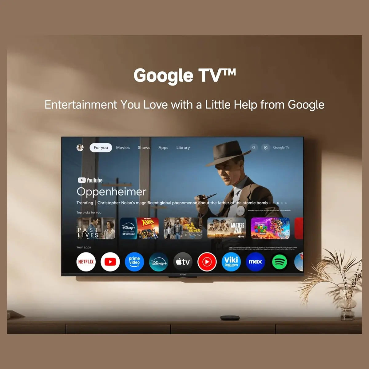 Xiaomi TV Box S 3rd Gen Streaming Media Player, 4K UHD Google TV, 32GB, Wi-Fi 6 HDMI 2.1, MDZ-32-AA