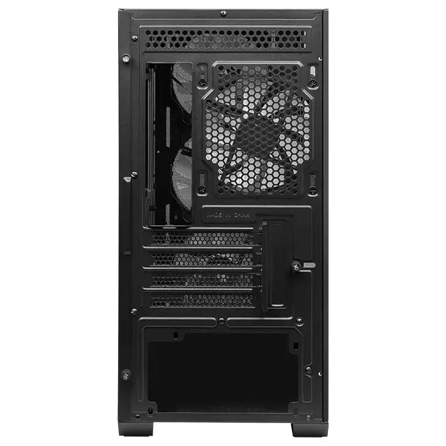MSI MAG Forge M100A Micro-ATX Tower Gaming PC Case, USB 3.2, 4x120mm Auto-RGB Fans, Black