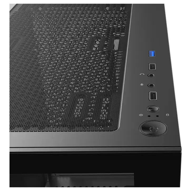 MSI PAG Pano M110A Mid-Tower Gaming PC Case, Micro-ATX Motherboard Support, 330mm GPU Support, Black