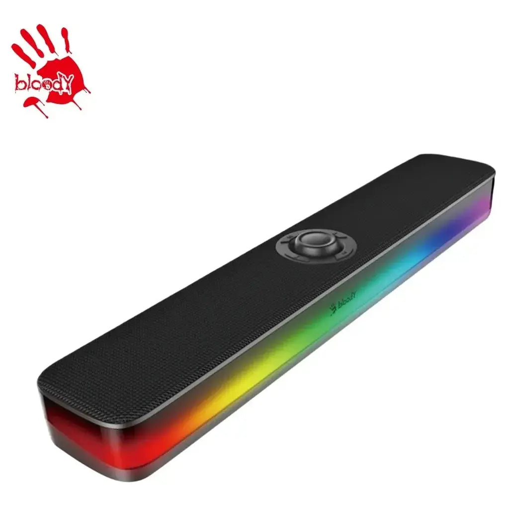 A4tech Bloody S10 Gaming Soundbar Bluetooth V5.3 And USB Wired, 5W*2, Black