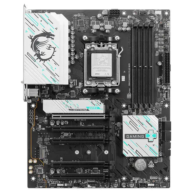 MSI B840 GAMING PLUS WIFI Motherboard, Wi-Fi 7, 2.5G LAN