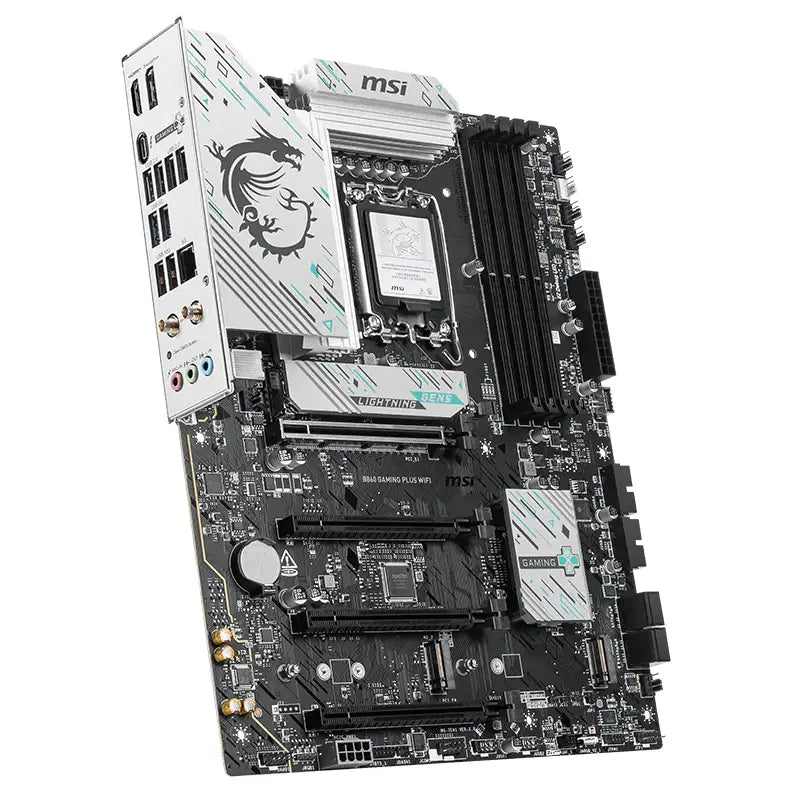 MSI B860 GAMING PLUS WIFI Motherboard LGA1851, DDR5 8800MT/s, Thunderbolt 4, 5G LAN, Wi-Fi 7