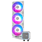 MSI MAG CORELIQUID A13 360 AIO ARGB CPU Liquid Cooler 360mm Radiator Triple 120mm ARGB PWM Fans White