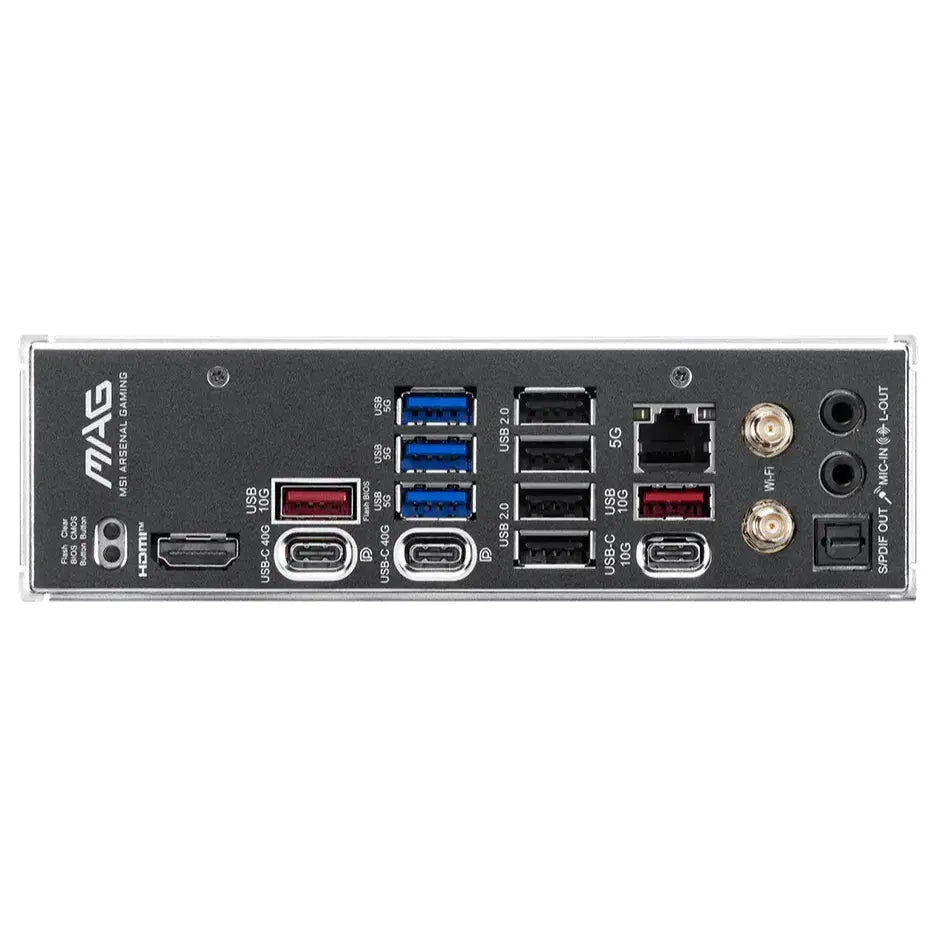 MSI MAG X870E Tomahawk Max WiFi Motherboard ATX, AMD Ryzen 9000/8000/7000, DDR5 8400+MT/s OC, PCIe 5.0, M.2 Gen5, Wi-Fi 7, 5G LAN