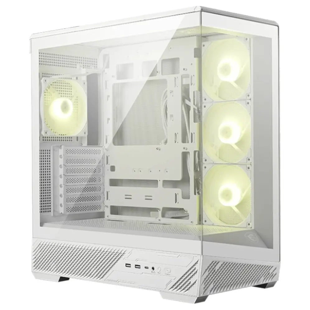 MSI MAG PANO 130R PZ Mid-Tower Gaming Case, White