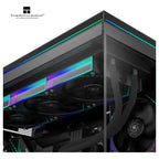 Thermalright TL-M10 VISION Mid Tower Case, 9.16' LCD Display, 4x ARGB Fans, Black