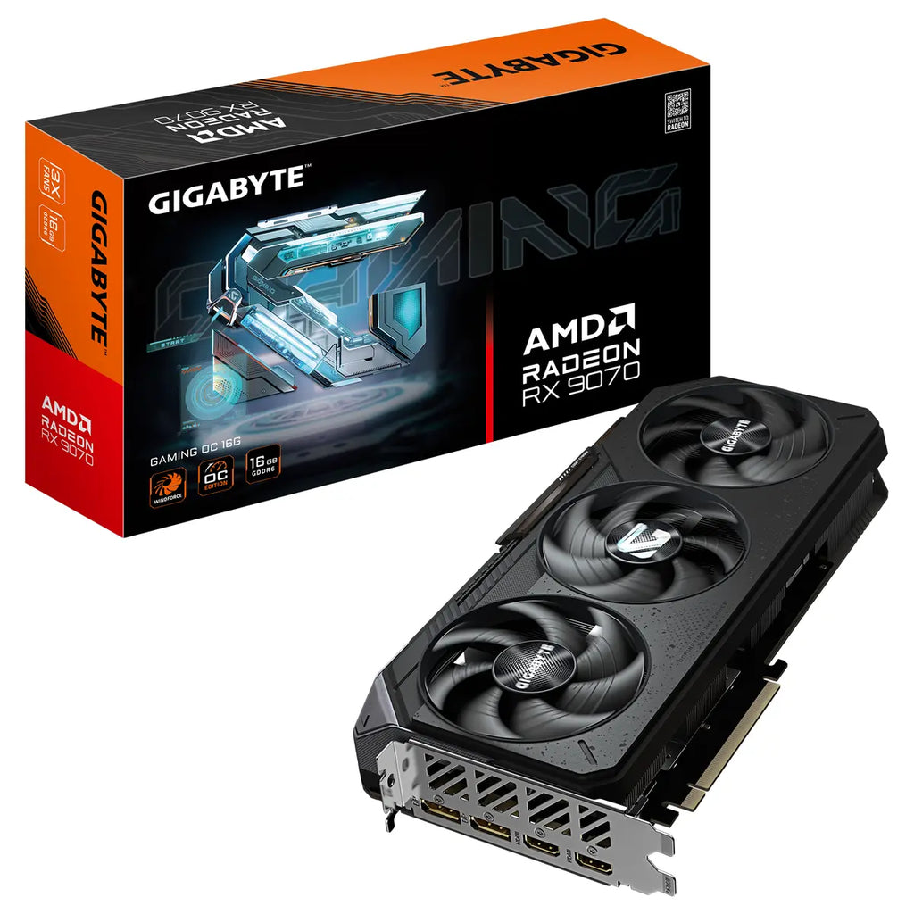 Gigabyte Radeon RX 9070 Gaming OC 16GB GDDR6 256bit PCI-E 5.0 Video Graphics Card