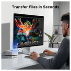 UGREEN Mac Mini M4 Dock With 4K 144Hz Display Port and SSD Enclosure, 8TB, 10Gbps, 4K 240Hz DP, USB-A and USB-C, SD and TF, Audio, 65488