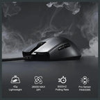 Redragon M996 K1NG Wired Gaming Mouse, 8000Hz, 26000 DPI, 5 Programmable Buttons, Dynamic RGB Lighting