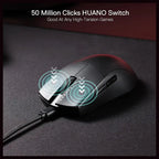 Redragon M996 K1NG Wired Gaming Mouse, 8000Hz, 26000 DPI, 5 Programmable Buttons, Dynamic RGB Lighting