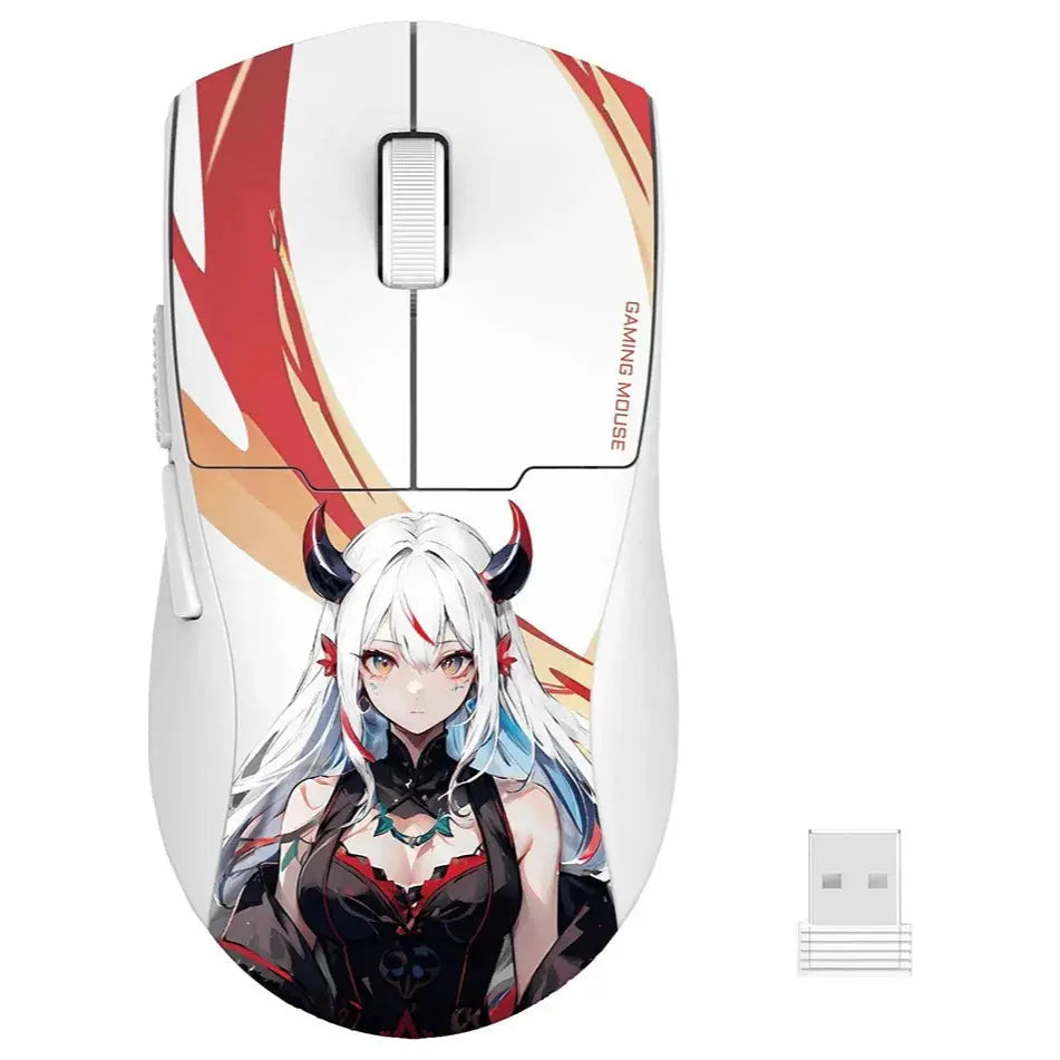 Redragon KING Max M918 AKG PRO Wireless Gaming Mouse, 26000 DPI, White