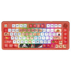 Redragon K673 Ucal Pro 75% Wireless Gaming Keyboard, 3-Mode USB-C BT3.0/5.0 2.4GHz, RGB, Hot-Swap, 4000mAh, Anime Style PBT Keycaps