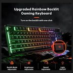 Redragon NETHERBANE K521 Full Size RGB Wired Membrane Keyboard USB Type-C Black