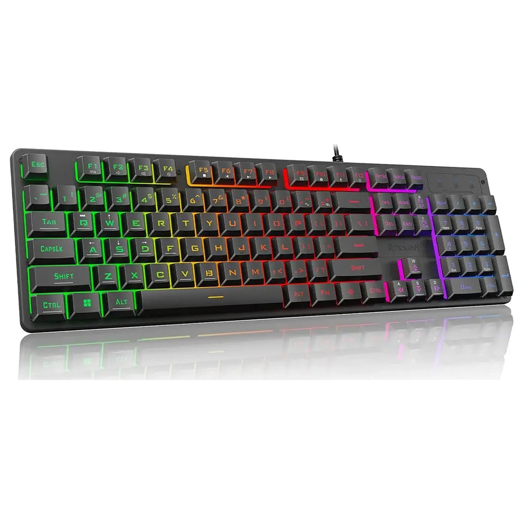 Redragon NETHERBANE K521 Full Size RGB Wired Membrane Keyboard USB Type-C Black