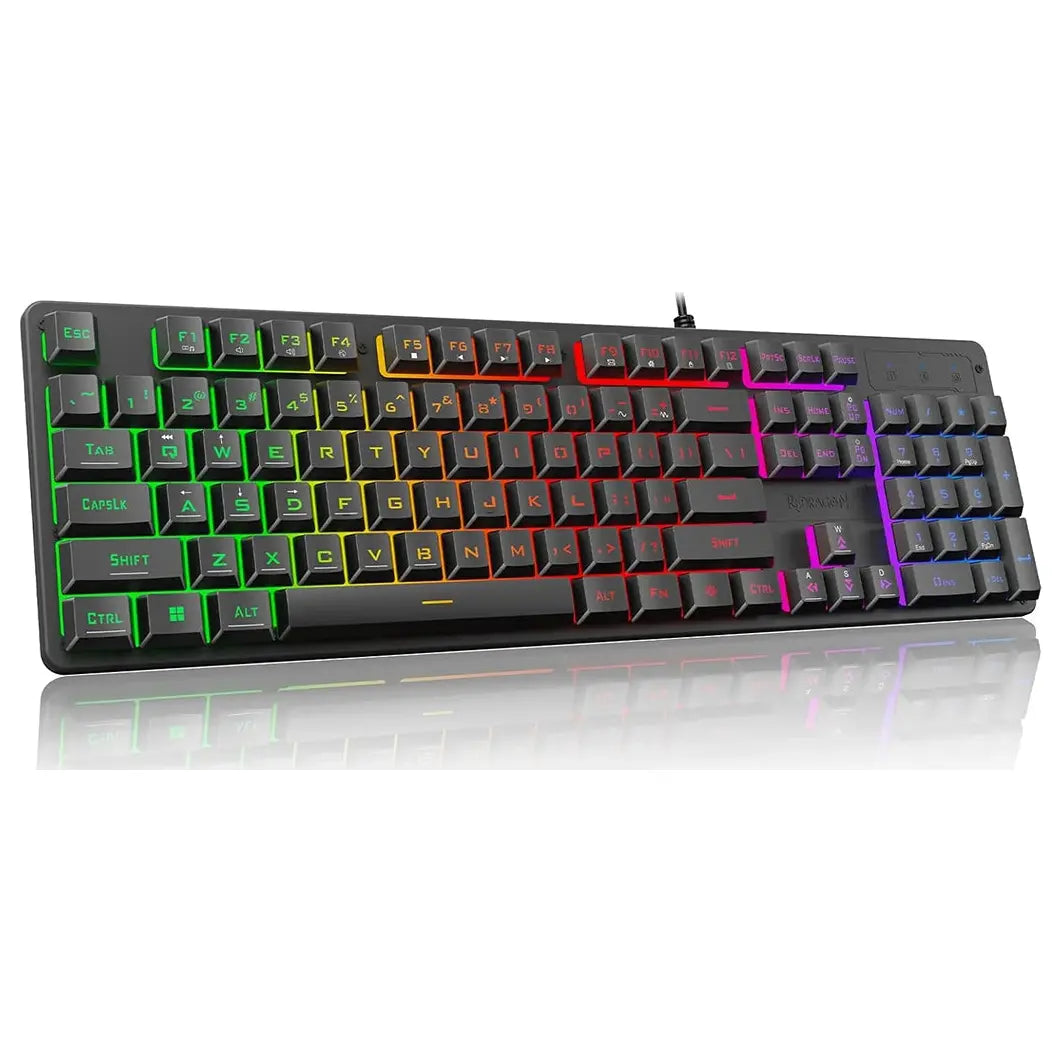 Redragon NETHERBANE K521 Full Size RGB Wired Membrane Keyboard USB Type-C Black