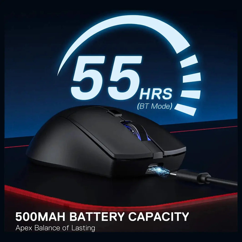 Redragon Azzmach Lite M618 Wireless Gaming Mouse 10K DPI 1K Polling Rate 70g Black