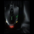 Redragon Centrophorus 2 M601 Wired Gaming Mouse, 7200 DPI, RGB, Black