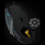 Redragon Centrophorus 2 M601 Wired Gaming Mouse, 7200 DPI, RGB, Black