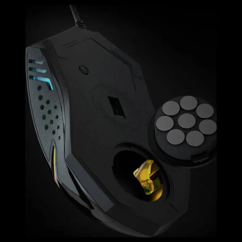 Redragon Centrophorus 2 M601 Wired Gaming Mouse, 7200 DPI, RGB, Black
