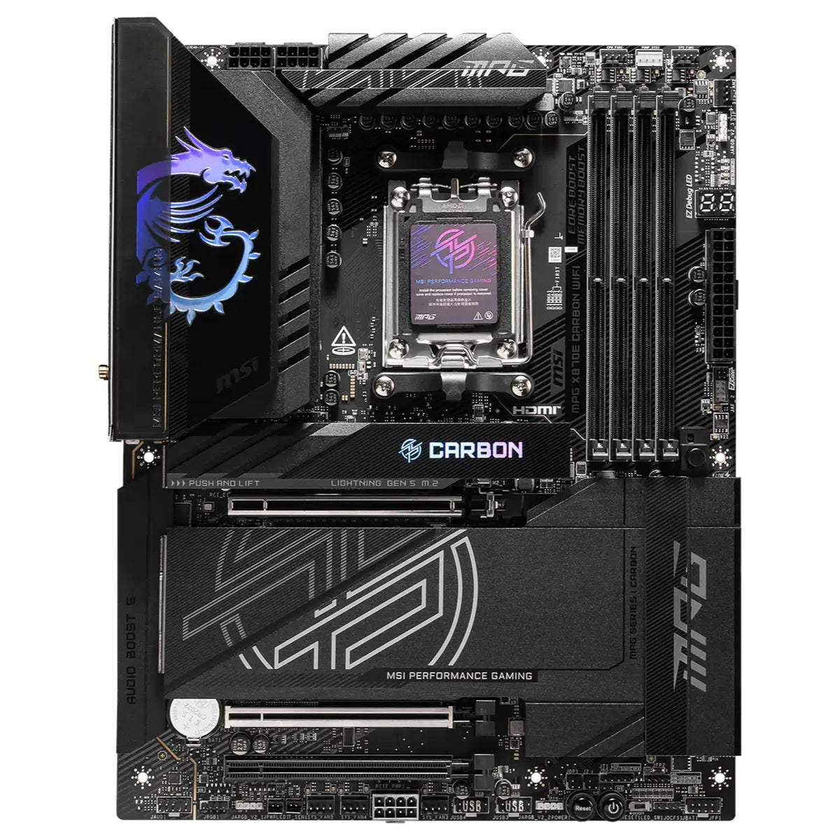 MSI MPG X870E CARBON WIFI Motherboard AM5
