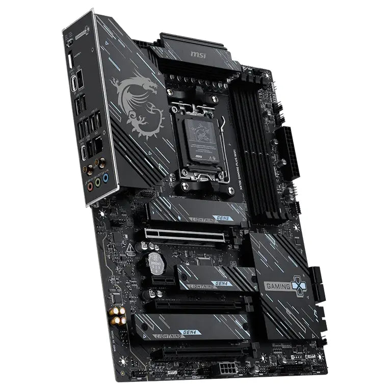 MSI X870E Gaming Plus WIFI Motherboard, AMD X870E, Socket AM5