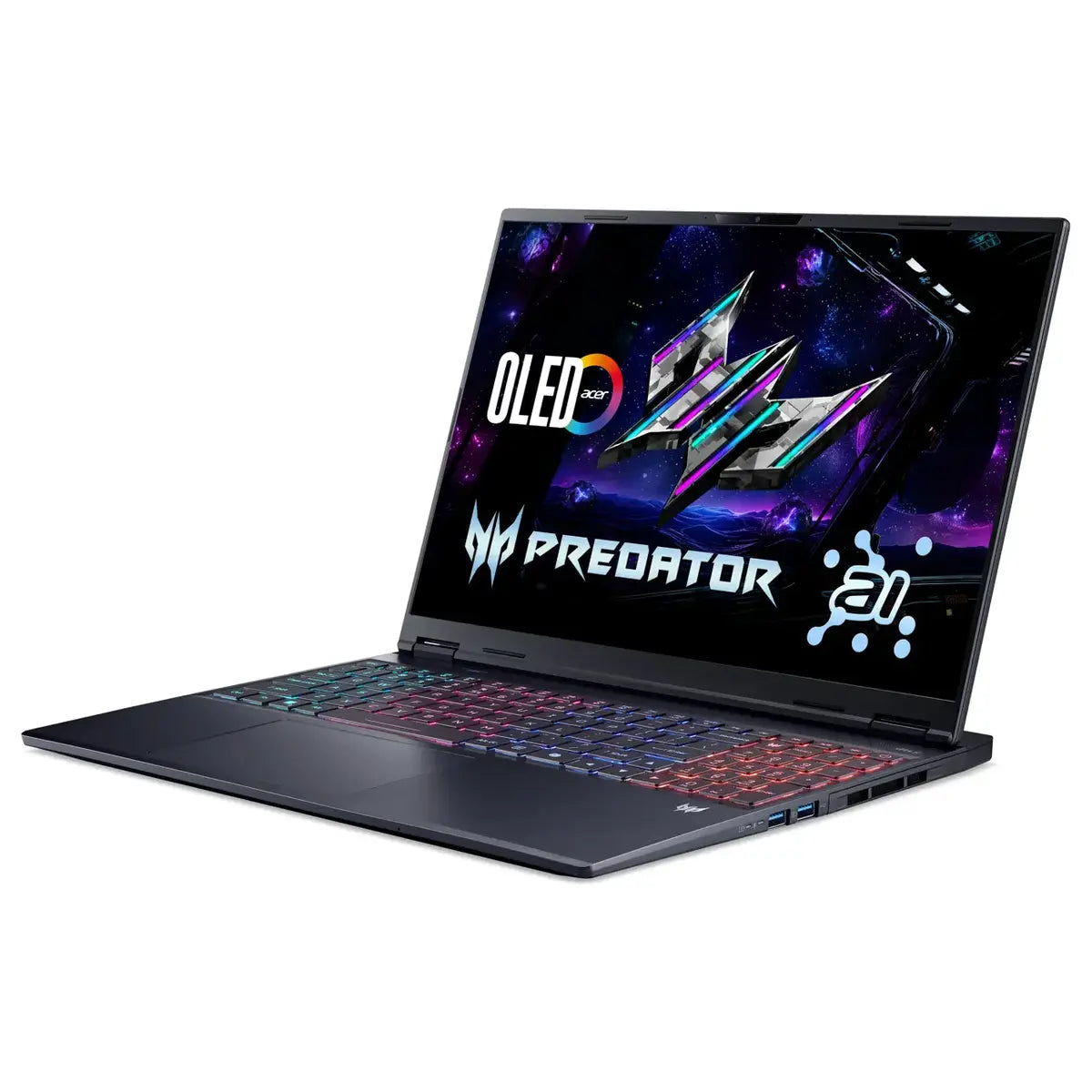 Acer Predator Helios Neo 16S AI PHN16S-71-76TK Gaming Notebook Intel Core Ultra 7 255HX 16GB DDR5 512GB SSD RTX 5060 8GB 16in WQXGA OLED 240Hz Windows 11 Home Black (Official Warranty)