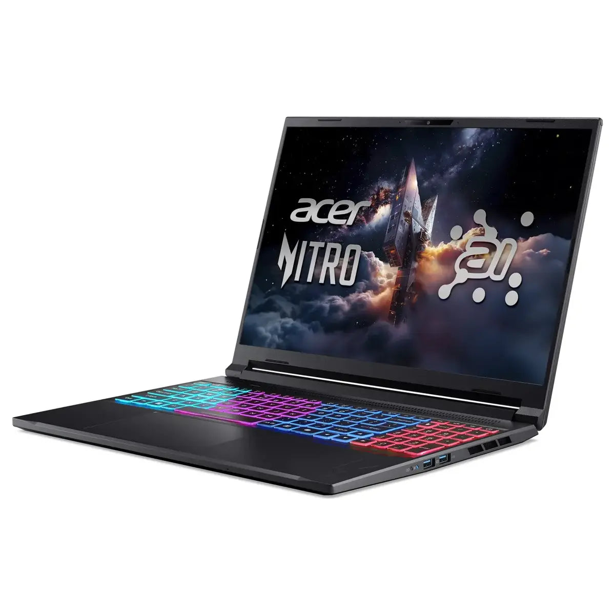 Acer Nitro V 16S AI ANV16S-41-R89V Gaming Laptop AMD Ryzen 7 260, 16GB DDR5, 512GB SSD, GeForce RTX 5060 8GB, 16 Inch 180Hz, Windows 11 Home, Black (Official Warranty)