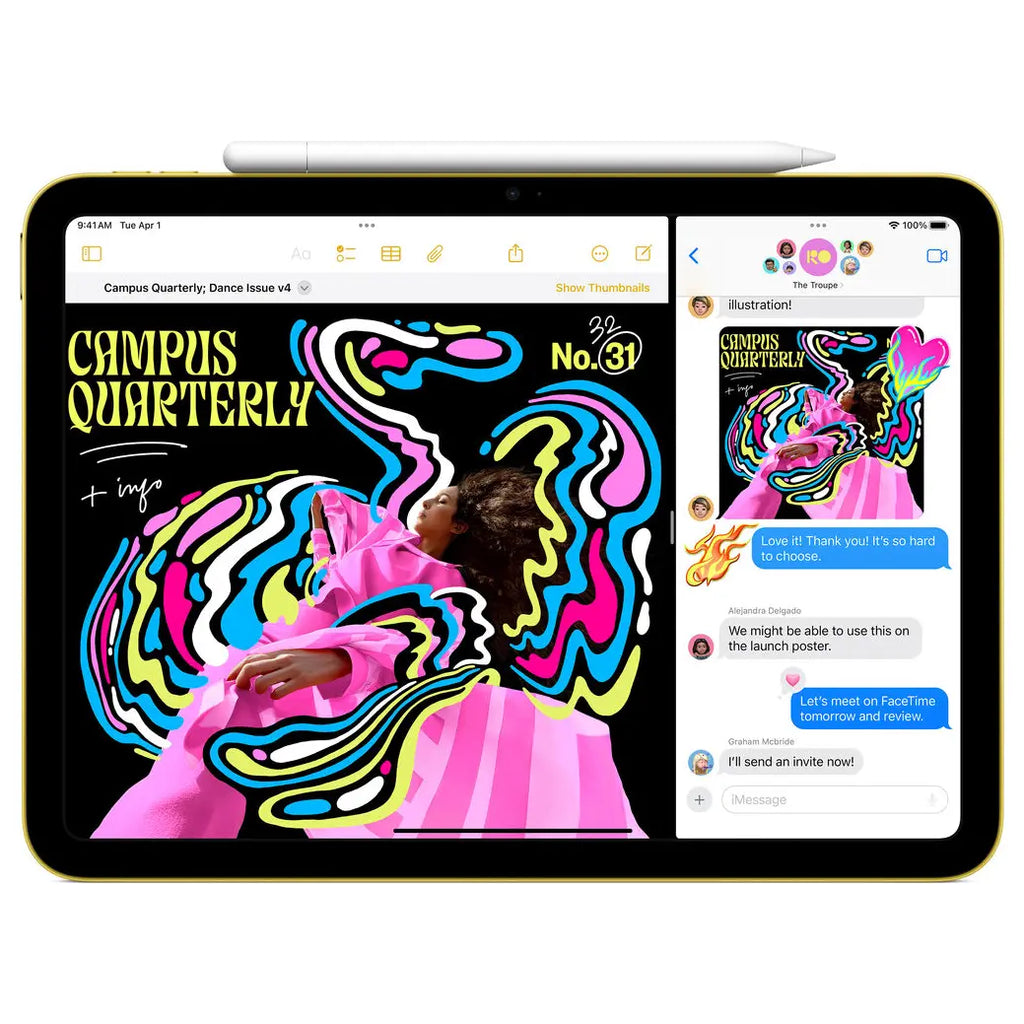 Apple iPad A16 Chip 11 Inch 128GB Wi-Fi Only Silver MD3Y4ZP/A (Official Warranty)