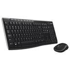 Logitech MK270R Wireless Keyboard and Mouse Combo Full-Size Keyboard, Black
