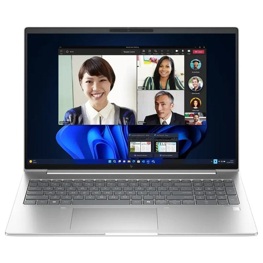 HP EliteBook 660 G11 Laptop Intel Core Ultra 7 155U 8GB RAM 512GB SSD 16 Inch WUXGA Fingerprint Reader Backlit KB Silver With Bag (Official Warranty)