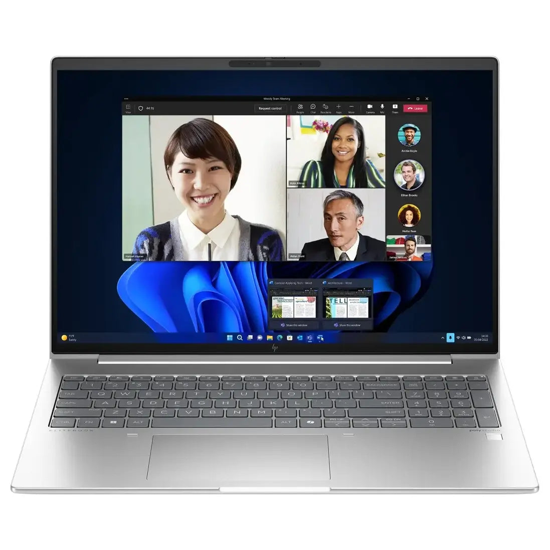 HP EliteBook 660 G11 Laptop Intel Core Ultra 7 155U 8GB RAM 512GB SSD 16 Inch WUXGA Fingerprint Reader Backlit KB Silver With Bag (Official Warranty)
