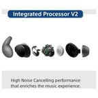 Sony LinkBuds Fit WF-LS910 Wireless Bluetooth in Earbuds, Active Noise Canceling, Multipoint, IPX4, 5.5 Hours Battery, Black
