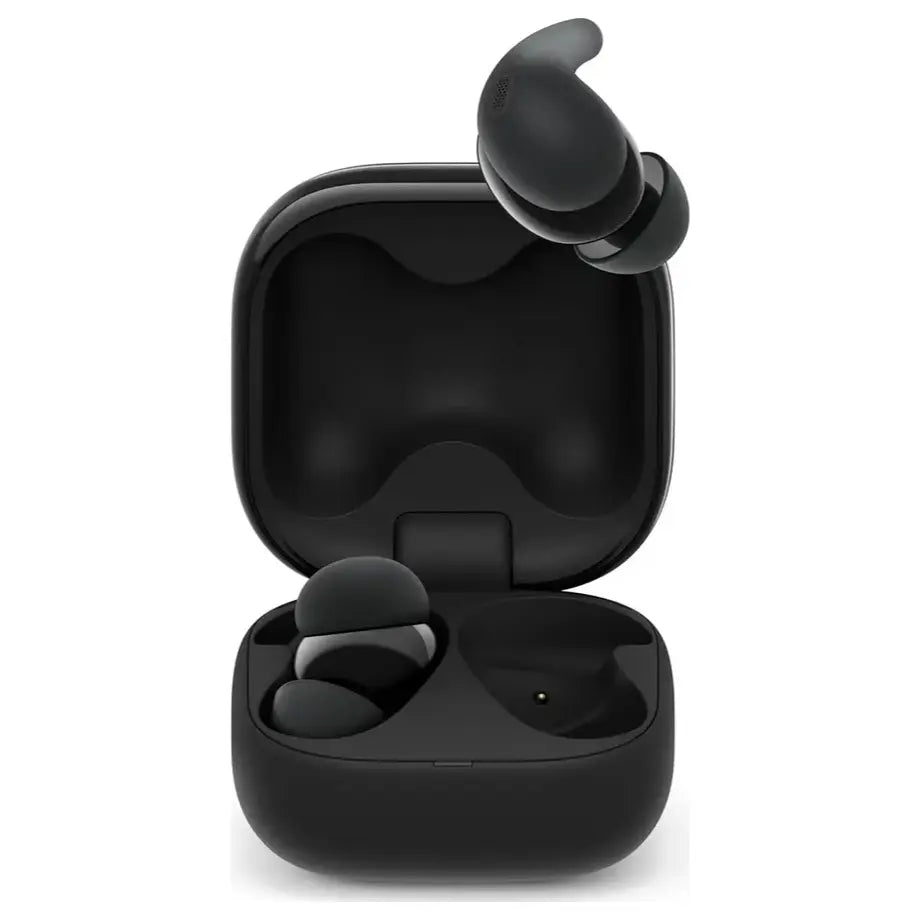 Sony LinkBuds Fit WF-LS910 Wireless Bluetooth in Earbuds, Active Noise Canceling, Multipoint, IPX4, 5.5 Hours Battery, Black