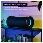 Sony ULT FIELD 7 Wireless Portable Speaker, Bluetooth, IP67 Waterproof, 30h Battery, Karaoke, Black
