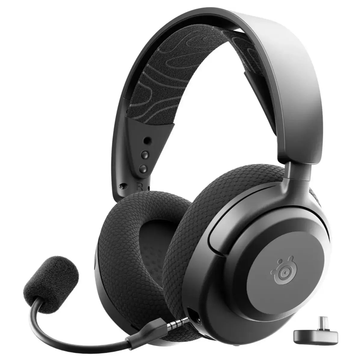 SteelSeries Arctis Nova 3P Wireless PlayStation Gaming Headset, 2.4GHz and Bluetooth, 40Hr Battery, Detachable Mic, Black
