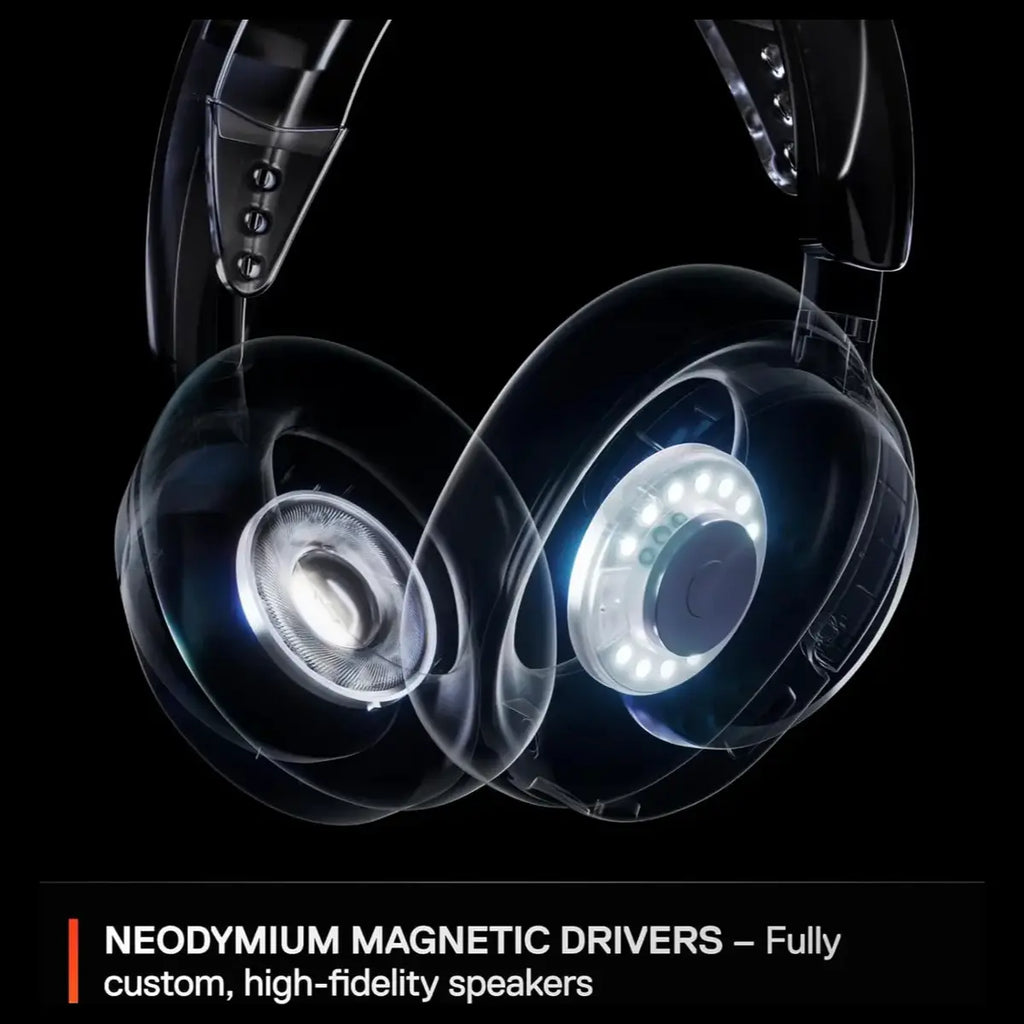 SteelSeries Arctis Nova 3P Wireless PlayStation Gaming Headset, 2.4GHz and Bluetooth, 40Hr Battery, Detachable Mic, Black