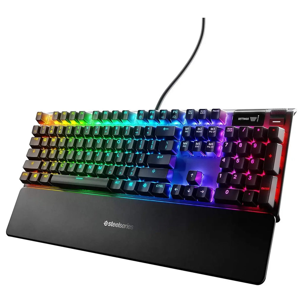 SteelSeries Apex 7 Mechanical Gaming Keyboard Red Switches Purple