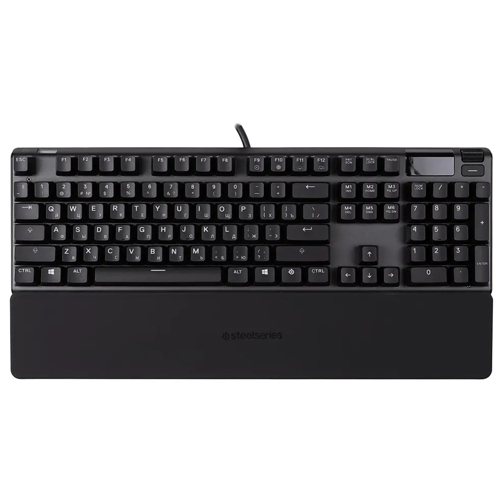 SteelSeries Apex 7 Mechanical Gaming Keyboard Red Switches Purple