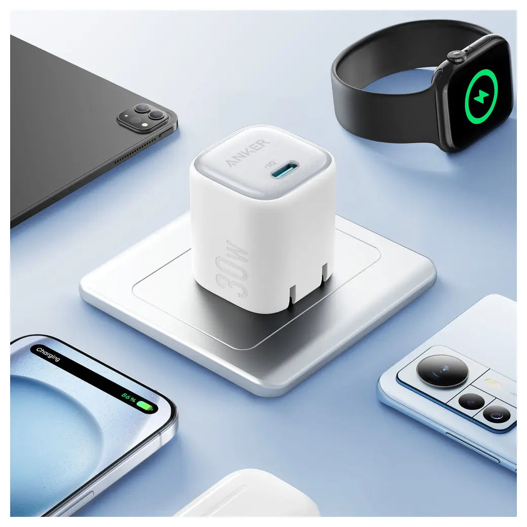 Anker ZOLO Charger 30W USB-C PD 3.0 White A2698J21