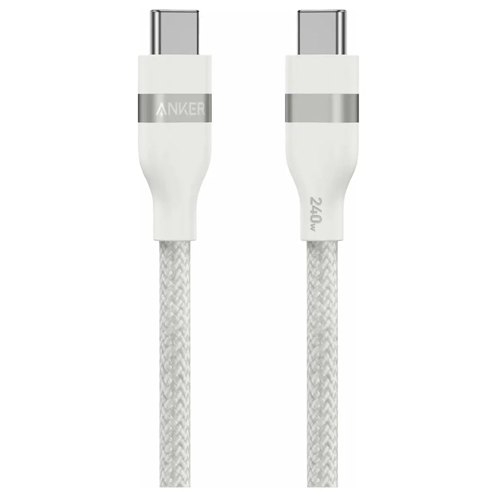 Anker USB-C to USB-C Cable 240W 3FT White