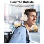 Anker Soundcore Q20i Hybrid Active Noise Cancelling Headphones Wireless Over-Ear Bluetooth, 40H ANC Playtime, Hi-Res Audio, White