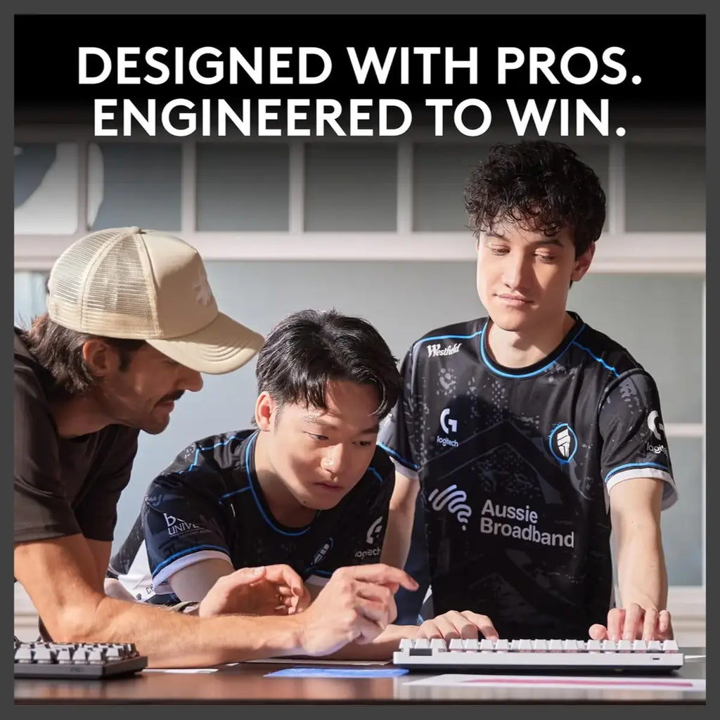 Logitech G Pro X TKL Rapid Tenkeyless Wired Gaming Keyboard, Magnetic Analog Switches, RGB, White 920-012148