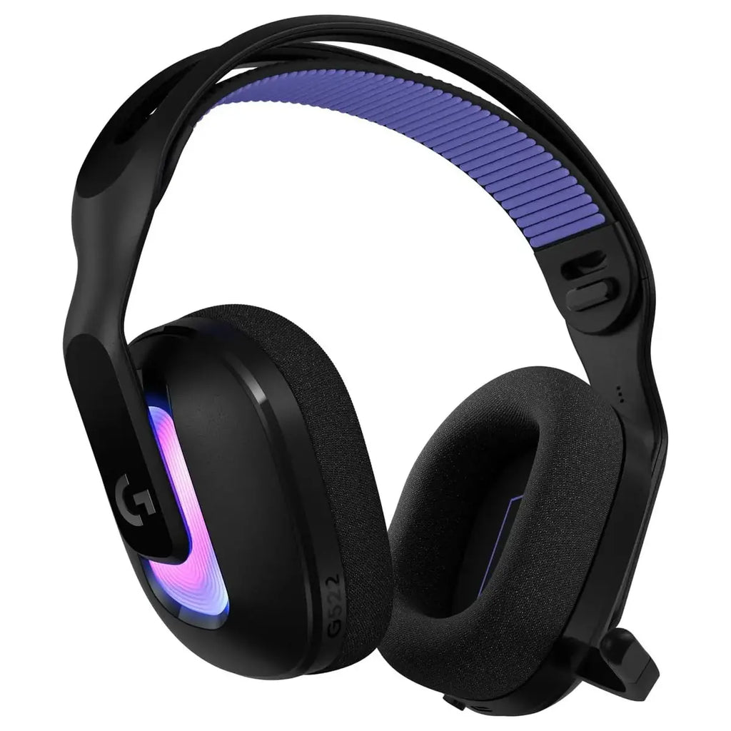 Logitech G522 Lightspeed Wireless Gaming Headset Tri-Connect Lightspeed Bluetooth USB-A To C LIGHTSYNC RGB Black