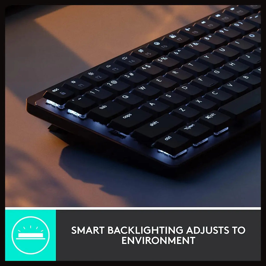 Logitech MX Mechanical Mini Clicky Wireless Illuminated Performance Keyboard