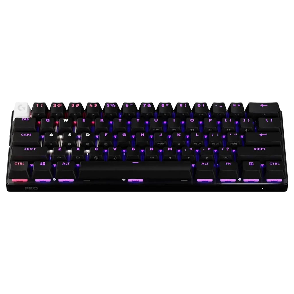 Logitech G Pro X 60 Lightspeed Wireless Gaming Keyboard, 60% Mechanical Keyboard, GX Optical Tactile Switches, Black 920-011911