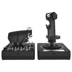 Logitech G X56 H.O.T.A.S Throttle and Joystick Flight Simulator Game Controller, 4 Spring Options, 189 Programmable Controls, RGB Lighting, PC Black