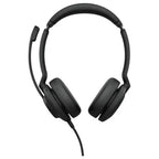 Jabra Evolve2 30 SE Wired Dual-Ear Headphones with Microphone for Work, USB-A and USB-C, Microsoft Teams Certified, Black